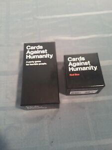 Cards Against Humanity Playing Cards Starter Set - Plus Red Box Used