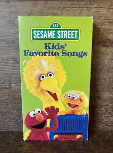 Sesame Street VHS Kids Favorite Songs Elmos Top Ten Countdown FULLY TESTED