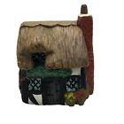 Thimble English Cottage Thatched Roof Countryside Metal Decorative Collector