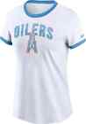 Tennessee Titans NFL Oilers Rewind Womens Shirt Size Large New