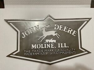 John Deere Farm Equipment 1930 Metal Sign Vintage Style Tractor Wall Decor Gift