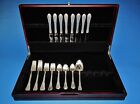 Modern Victorian by Lunt Sterling Silver Flatware Set For 8 Service 35 Pieces