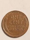 Rare 1940 Lincoln Wheat Penny Very Rare Coin Collection Red - VF