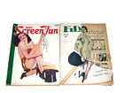 Vtg Real Screen Fun Magazine May 1937 & 1938 Pin-ups! Lot 2Pc