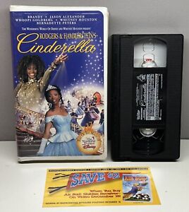 Cinderella Rodgers & Hammerstein's VHS 1997 Video Tape Whitney Houston & Brandy
