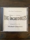 The Incredibles film score For your consideration CD TESTED RARE