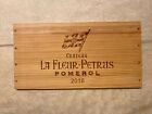 1 Rare Wine Wood Panel Chateau La Fleur Petrus Vintage CRATE BOX SIDE 4/24 479