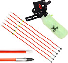 Bow Fishing Reel with Bowfishing Arrows Set Archery Bow Fishing Reel Kit Tool