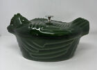 Chicken Staub 5qt Cast Iron Cocotte Enameled Hen Rooster Dutch Oven Green *CRACK