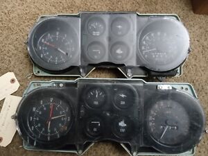 TWO 1977 Pontiac Grand Prix speedometer console/instrument cluster