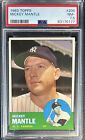 MICKEY MANTLE PSA 7.5 1963 TOPPS #200 YANKEES CENTERED