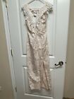 Vintage Jessica McClintock Gunne Sax Woman's Dress Size 3/4Pink & White Lace
