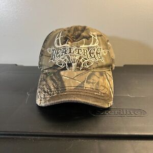 Realtree Camo Hat Cap Fitted Large/XL Outdoors Skull Y2K Embroidered Hunting