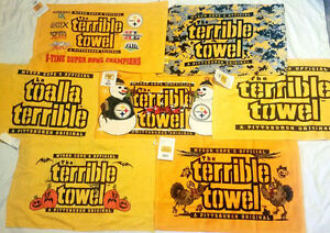 PITTSBURGH STEELERS TERRIBLE TOWEL ( 30 CHOICES )