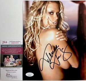 Jenna Jameson Signed Playboy Cover Girl 8x10 Photo C Autograph JSA COA