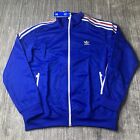 Adidas Track Jacket Mens Large Beckenbauer Firebird Blue France