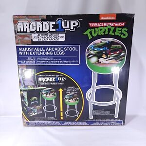 New ListingArcade1up Teenage Mutant Ninja Turtles TMNT Adjustable Stool Open Box Complete