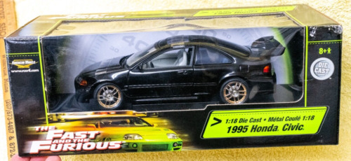 Ertl Collectibles - Fast and the Furious Black 1995 Honda Civic 1:18