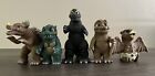Lot Of 5 GODZIBAN Godzilla Movie Monster Series Minilla Rodan Anguirus Gojiban