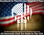Skull American Flag Vertical AR15 2nd Amendment Decal USA Seller