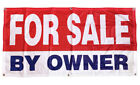 2x4 ft FOR SALE BY OWNER Banner Sign - Polyester Fabric rb