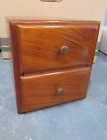 Vintage Wood Storage Box with One Drawer - Recipe Box?
