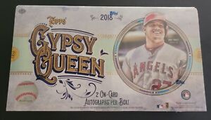 New Listing2018 Topps Gypsy Queen Baseball Hobby Box SEALED!  Two On Card Autos Per Box!