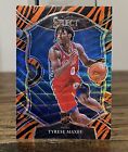 2020-21 Select Tyrese Maxey Concourse Tiger Stripe Prizm SSP Rookie RC #81 76ers