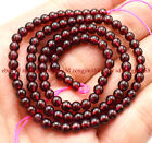 Genuine 6mm Natural Red Garnet Round Gemstone Loose Beads 15