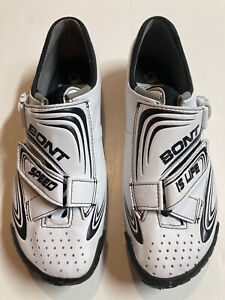 Bont Vapor Semi Custom Speed Is Life Matte White Road Shoes 44.5 NEW