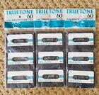 LOT of 9 Blank Cassette Tapes- Truetone - 60 Minutes (30 minutes each side)