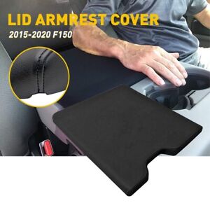 OXILAM Black Car Armrest Cushion Cover Skin For Ford F150 2015-2020 Accessories (For: 2017 Ford F-150 XLT)