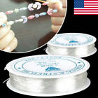 2Pcs Clear Crystal Elastic Beading Cord String Thread For Necklace Bracelet USA