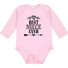 Inktastic Best Niece Ever From Aunt Long Sleeve Creeper For Girls Childs Apparel