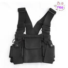 1Pack Radio Chest Harness Chest Pack Pouch Holster Vest Rig for Portable Radio