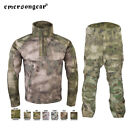 Emersongear Mens Tactical Suit Sportwear Combat Set Tracksuit Shirt Pant ATFG