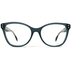 Fendi Eyeglasses Frames FE50006I 098 Blue Green Cat Eye Full Rim 53-17-140