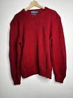 Vintage Polo Ralph Lauren Cotton Pullover Sweater Men’s Size Large Red