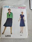 Vogue American Designer Pattern 2445  Kasper Size 8 Uncut Top Skirt Jacket