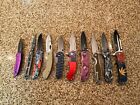 Lot of 10 TSA Confiscated Assisted & Manual Folding EDC Knives