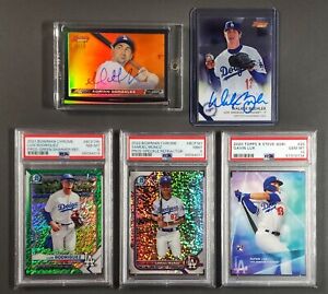 LOS ANGELES DODGERS Auto, PSA, #'d, Rookie, Relic, Refractor Lot of 90 Cards