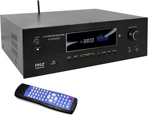 Pyle 1000W Bluetooth Home Theater Receiver - 5.2-Ch Surround Sound Stereo Amp
