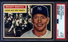1956 Topps #135 Mickey Mantle (HOF, TRIPLE CROWN, MVP) PSA 4 Baseball Card