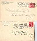 ( 2 ITEMS ) TAILOR PRINTER CHICAGO ILL COOL CANCEL COVERS POSTAL HISTORY