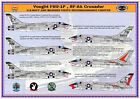 1/72 ZDH decals 72-008 Vought F8U-1P , RF-8A Crusader MARINES