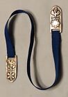 Rare Vintage James Avery Sterling With Blue Ribbon Bookmark 925 Charms Retired.
