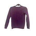 Magaschoni cashmere heather purple long-sleeved women's sweater S