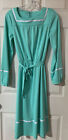 Vintage JC Penney Fashions woman Green Dress MW Prairie Style 50/60s Sz 10