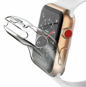 For Apple Watch Series 9/8/7 41/45mm TPU Case Cover Screen Protector