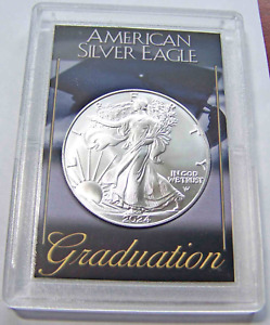 2024 American Eagle Silver Dollar & Graduation Case #1